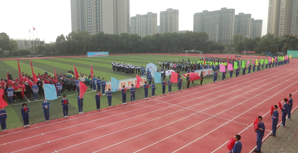津市中小学第二十七届体育节田径运动会开幕